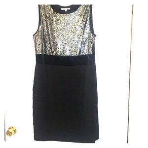 Black and silver party dress